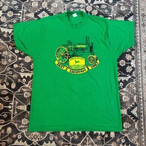 Vintage Screen Stars John Deere 1987 Green T Shirt Men’s Large